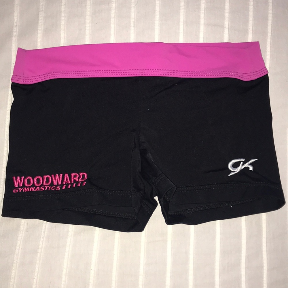 Pink and Black Woodward Gymnastics Spandex